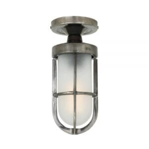 Oregon IP65 Flush Ceiling Well Glass Light Bathroom Ceiling Lights Great Lighting UK Ltd